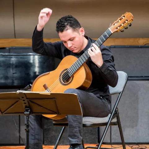 Performance by classical guitarist Gerardo Miranda Eastman Museum
